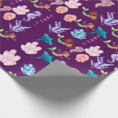 Amerikaans zwart meisje cadeaupapier (Hoek)