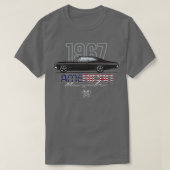 Amerikaans zwart t-shirt (Design voorkant)