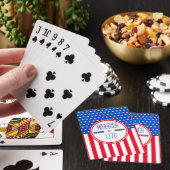 Amerikaanse 1776 patriottische klassieke speelkaar pokerkaarten (Insitu)
