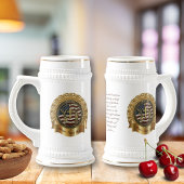 Amerikaanse 250e verjaardag Aangepaste gouden fram Bierpul