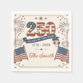 Amerikaanse 250e verjaardag servetten (Voorkant)