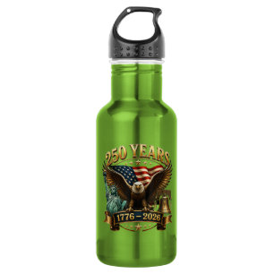 Amerikaanse 250e verjaardag USA Patriottisch 4 jul Waterfles