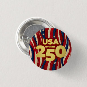 Amerikaanse 250e verjaardag verjaardagsviering 202 ronde button 3,2 cm
