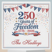 Amerikaanse 250e Verjaardag Vinyl Sticker