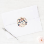 Amerikaanse 250e Verjaardagssticker Ronde Sticker (Envelop)