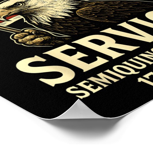 Amerikaanse 250ste Jubileum Patriotic U Poster (Hoek)