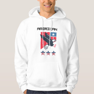 Amerikaanse 3-sterren Hoodie - Patriottische USA F