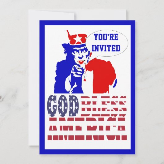 Amerikaanse 4 juli kaart (Voorkant)