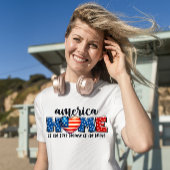 Amerikaanse 4 juli Onafhankelijkheidsdag Patriotti T-shirt