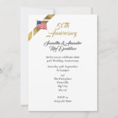 Amerikaanse 50ste trouwverjaardag kaart (Voorkant)