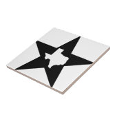 Amerikaanse aangepaste inkt voor Texas Lone Star Tegeltje (Zijkant)