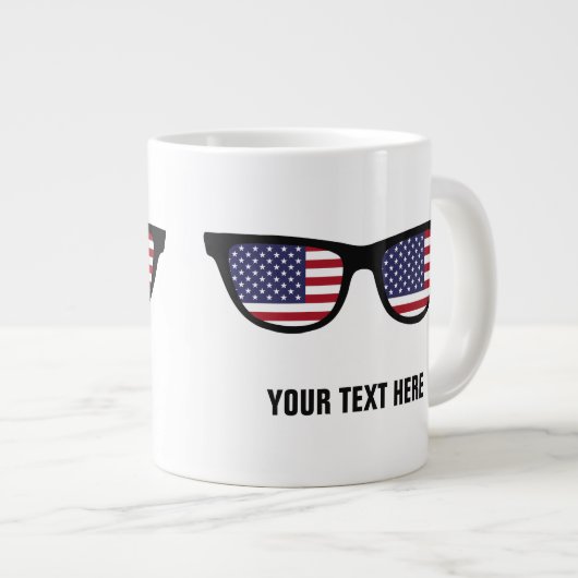 Amerikaanse aangepaste mokken voor schaduwen (Voorkant rechts)