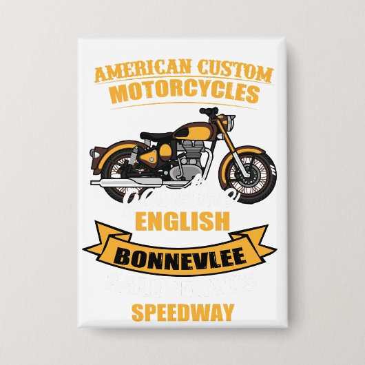 Amerikaanse aangepaste motorfiets Bonneville Speed Button (Voorkant)
