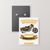 Amerikaanse aangepaste motorfiets Bonneville Speed Button (Voorkant / Achterkant)