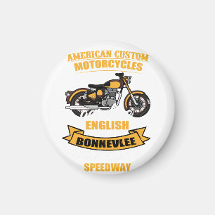 Amerikaanse aangepaste motorfiets Bonneville Speed Magneet