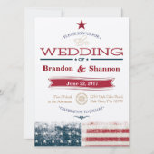 Amerikaanse aankondiging 5.5x7.5Weddenschap (Voorkant)