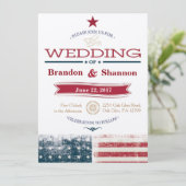 Amerikaanse aankondiging 5.5x7.5Weddenschap (Staand voorkant)