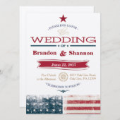 Amerikaanse aankondiging 5.5x7.5Weddenschap (Voorkant / Achterkant)