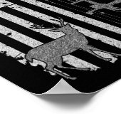 Amerikaanse Accessoires voor de jacht op dwergvate Poster (Hoek)