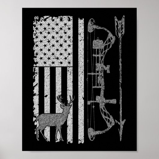 Amerikaanse Accessoires voor de jacht op dwergvate Poster (Voorkant)