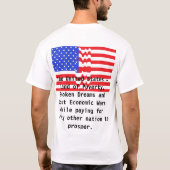 Amerikaanse activism Occupstance Electors Trump T-shirt (Achterkant)