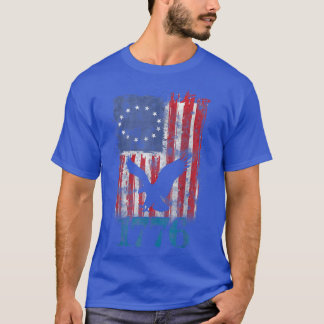 Amerikaanse adelaar 1776 t-shirt