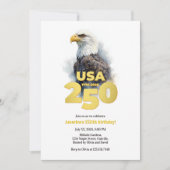 Amerikaanse Adelaar 250ste verjaardag van Amerika Kaart (Voorkant)