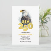 Amerikaanse Adelaar 250ste verjaardag van Amerika Kaart (Staand voorkant)