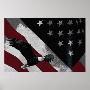 Amerikaanse adelaar 36 x 24 Poster