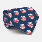 Amerikaanse adelaar 4 juli Onafhankelijkheidsdag Stropdas (Opgerold)