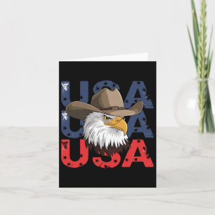 Amerikaanse adelaar Amerikaanse vlag voor een patr Kaart