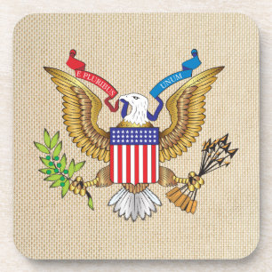 Amerikaanse adelaar bier onderzetter