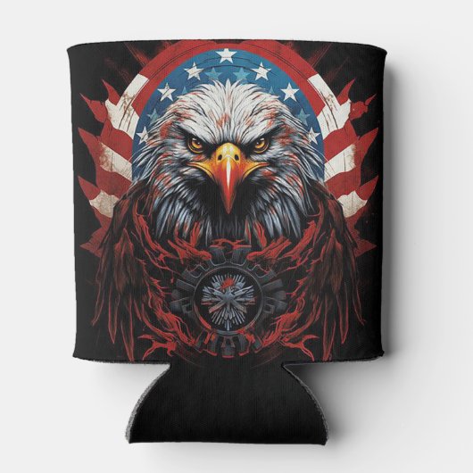 Amerikaanse adelaar blikjeskoeler (Achterkant)