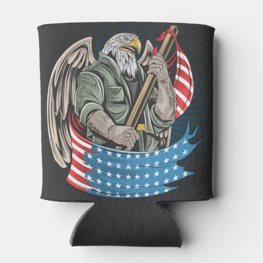 Amerikaanse adelaar blikjeskoeler (Achterkant)