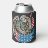 Amerikaanse adelaar blikjeskoeler (Blikje Achterkant)