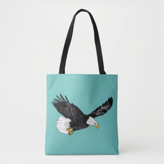 Amerikaanse Adelaar Boodschappentas Tote Bag (Voorkant)