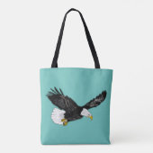 Amerikaanse Adelaar Boodschappentas Tote Bag (Achterkant)