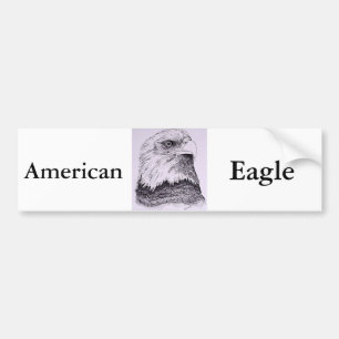 Amerikaanse adelaar bumpersticker