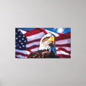 Amerikaanse Adelaar Canvas Afdruk (Voorkant)