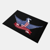 Amerikaanse adelaar deurmat (Schuin)