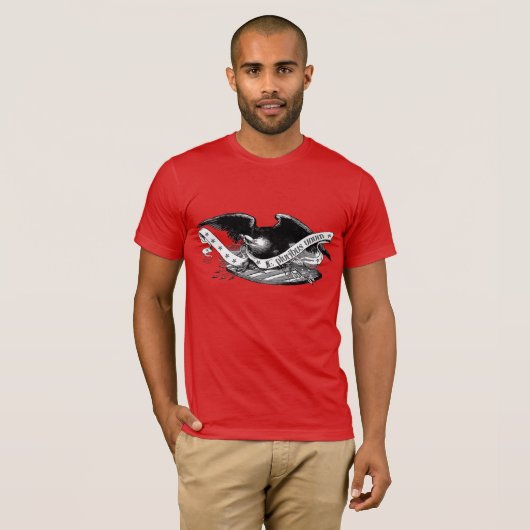  Amerikaanse adelaar E Pluribus Unum T-shirt (Voorkant volledig)
