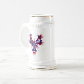 Amerikaanse adelaar en stripes bierpul (Voorkant links)