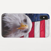 Amerikaanse adelaar en vlag Case-Mate iPhone case (Achterkant (horizontaal))