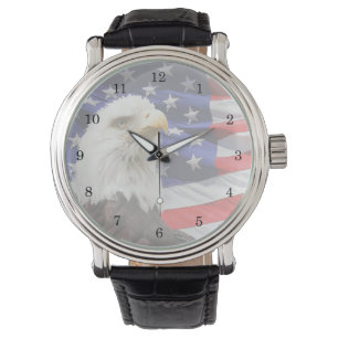 Amerikaanse Adelaar en Vlag van de Verenigde State Horloge