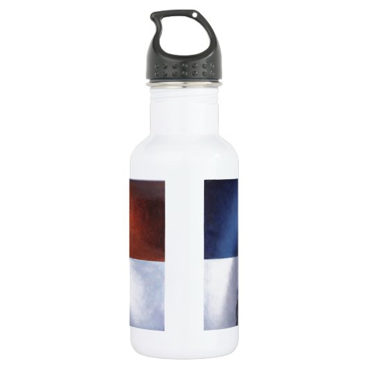 Amerikaanse adelaar en vlag waterfles  (Achterkant)