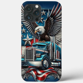 Amerikaanse Adelaar en Vrachtwagen, Vet & Patriott Case-Mate iPhone Case