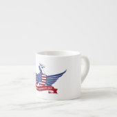 Amerikaanse adelaar espresso kop (Voorkant rechts)