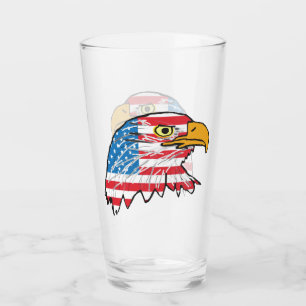 Amerikaanse adelaar glas
