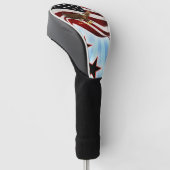 Amerikaanse adelaar golfheadcover (Schuin)
