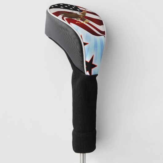 Amerikaanse adelaar golfheadcover (Schuin)